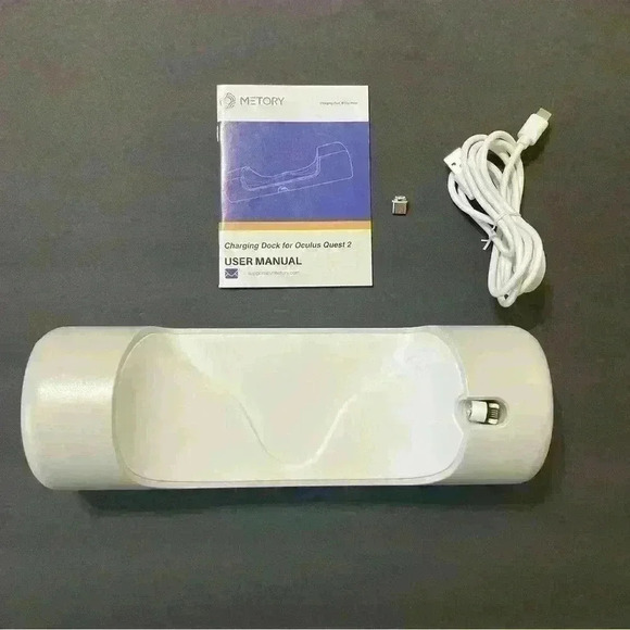 Metory Charging Station for Oculus Quest 2, Charging Dock Magnetic Usb C Plug - Picture 6 of 10